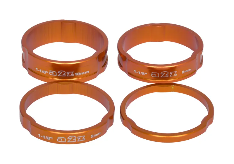 A2Z Headset 1.1/8 Spacers In Orange