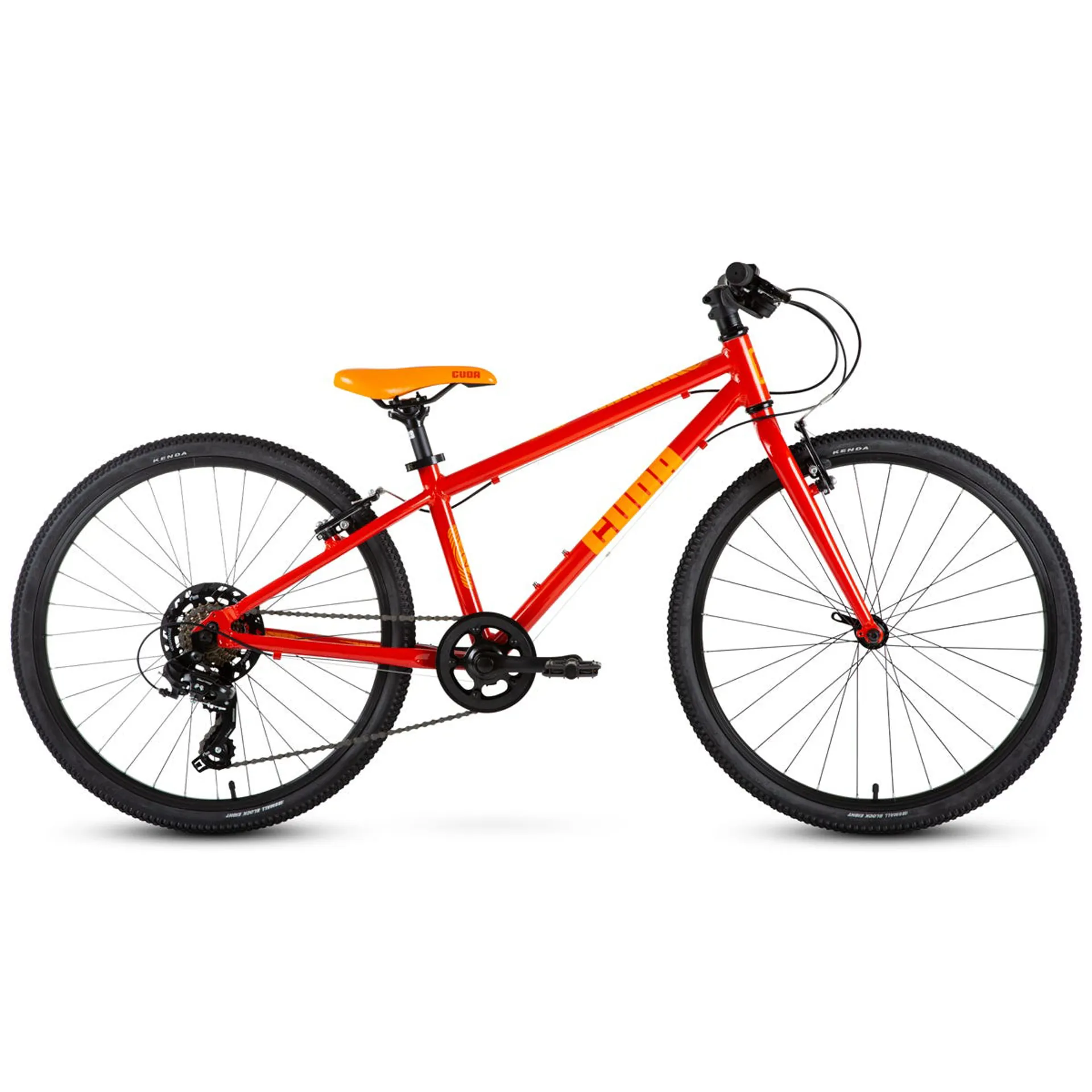 Cuda Trace MTB Bike Orange 24 inch wheel