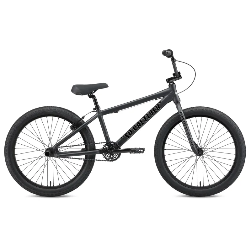 SE Bikes So Cal Flyer 24 BMX in Matte Black-1