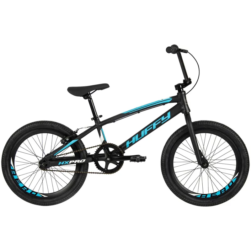 Huffy HX Pro Racer Alloy BMX 20inch Black Blue