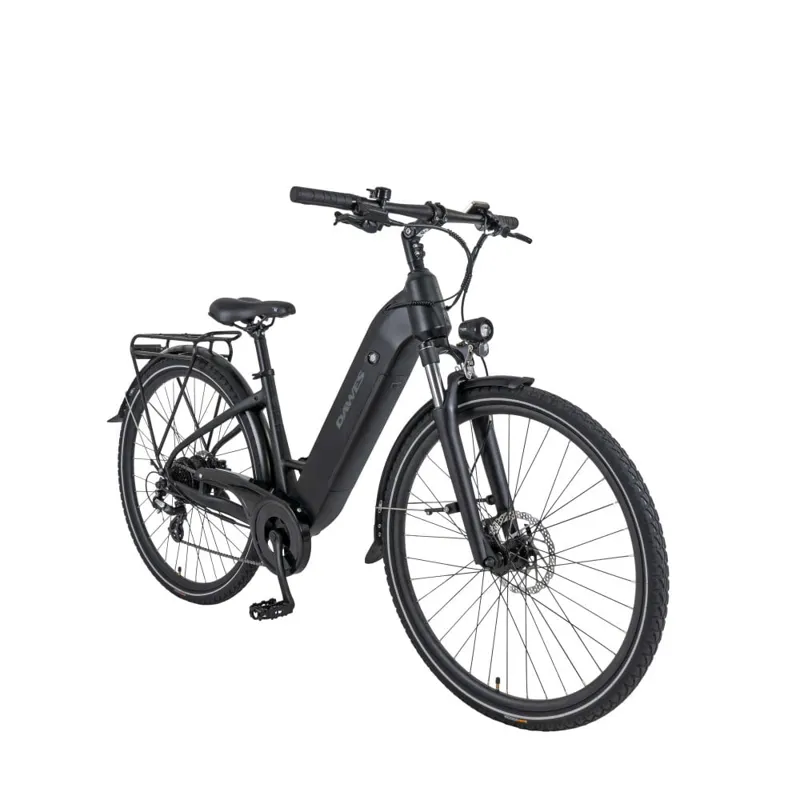 Dawes Spire 1.0 Low Step Electric Hybrid Bike in Black-1