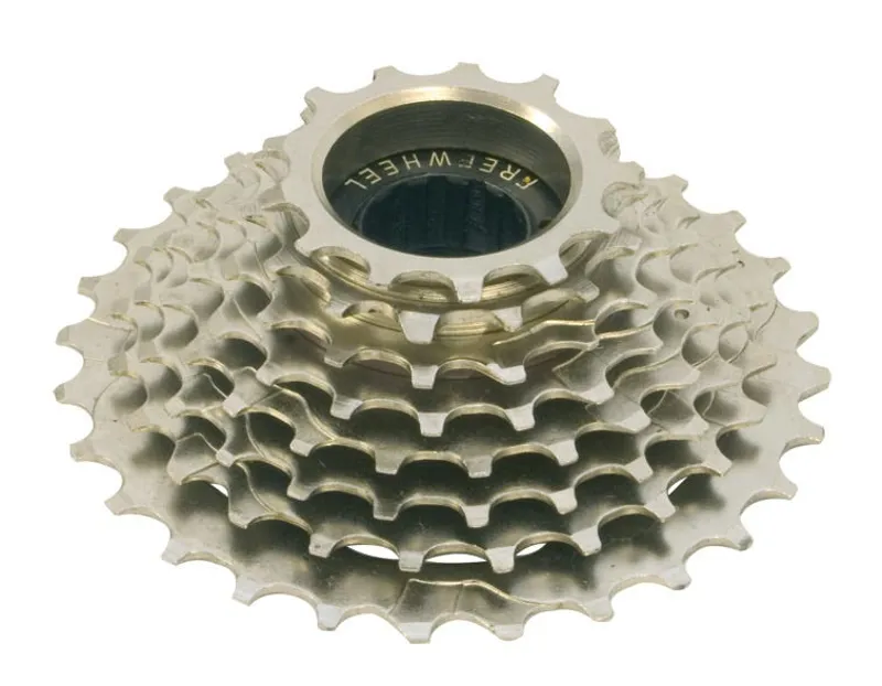 ETC 7 Speed 14-28T Freewheel Nickel Plated Silver 