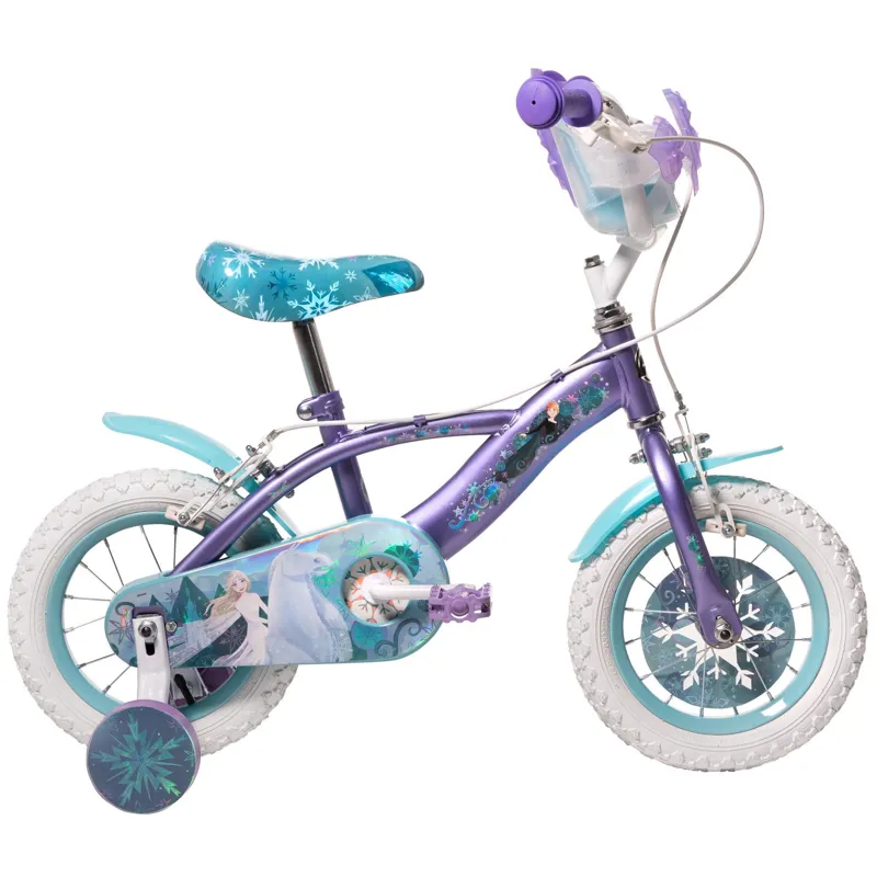 Huffy Disney Frozen Kids Bike 12inch Purple Green