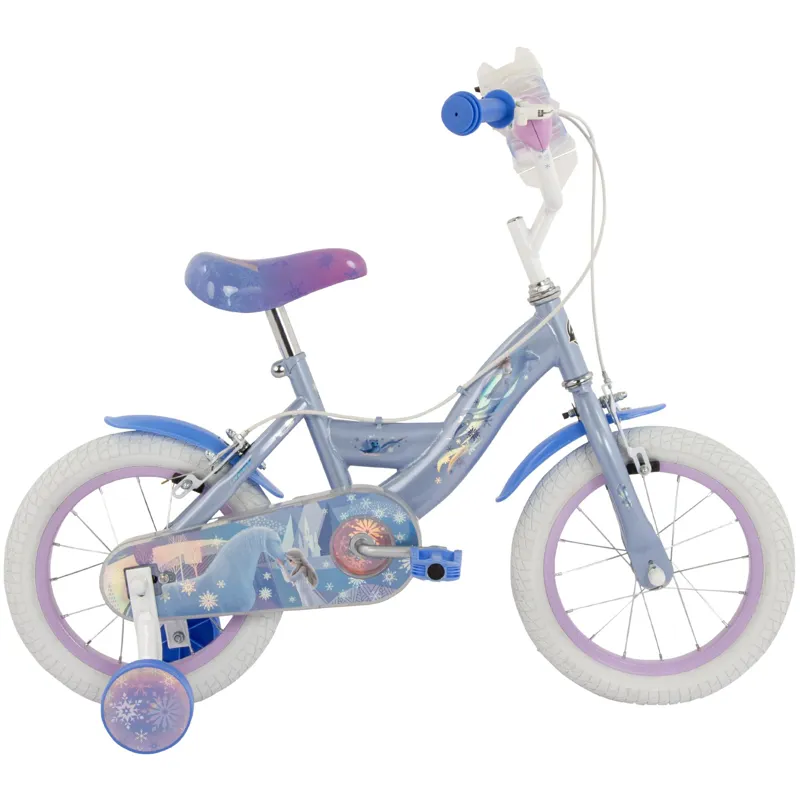 Huffy Disney Frozen Kids Bike 14inch Silver Blue 