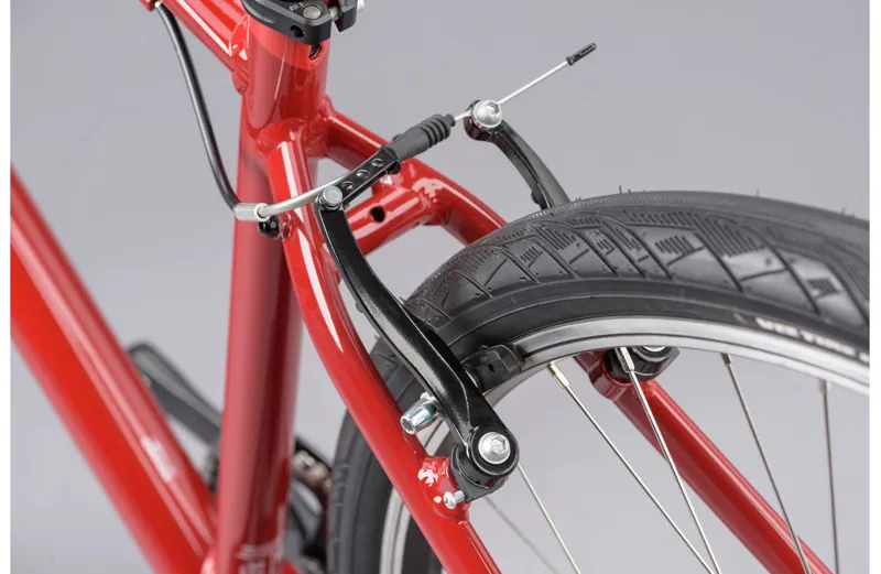 Ridgeback Comet Hybrid Bike in Red-12
