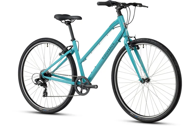 Ridgeback Comet Open Frame Hybrid Bike in Green-1