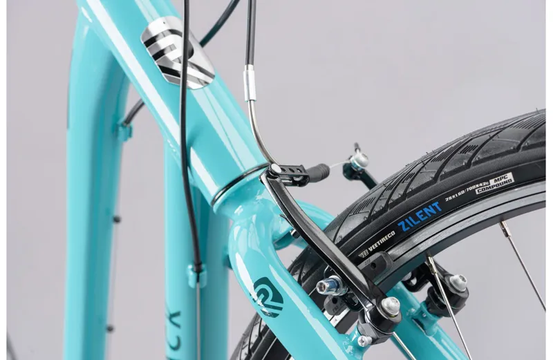 Ridgeback Comet Open Frame Hybrid Bike in Green-7