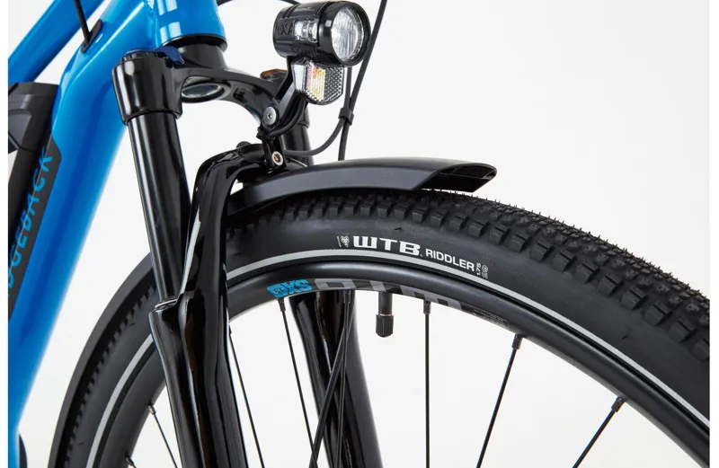 Ridgeback Arcus 2 Open Frame Electric Hybrid Bike in Blue-4