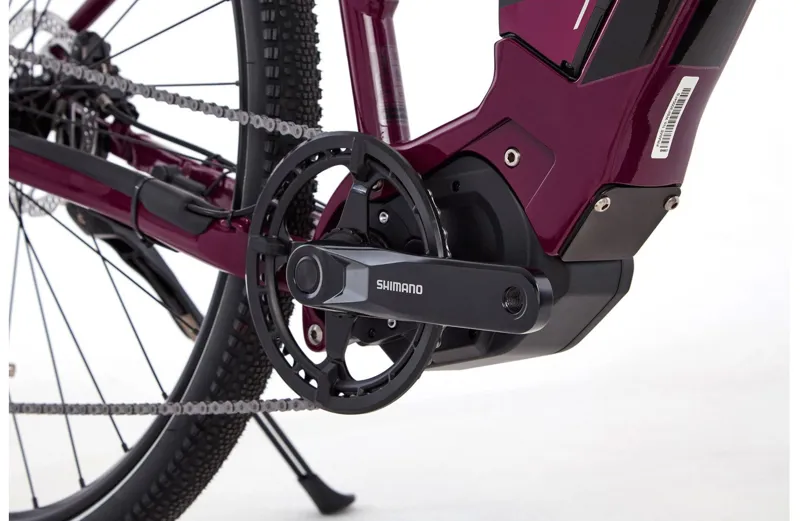 Ridgeback X2 Open Frame Electric Hybrid Bike in Purple-6