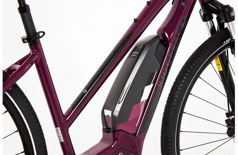 Ridgeback X2 Open Frame Electric Hybrid Bike in Purple-5