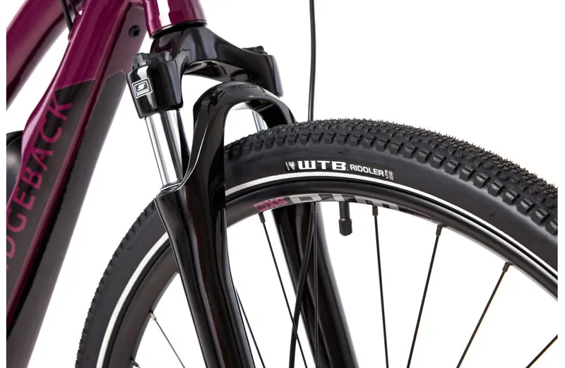 Ridgeback X2 Open Frame Electric Hybrid Bike in Purple-3