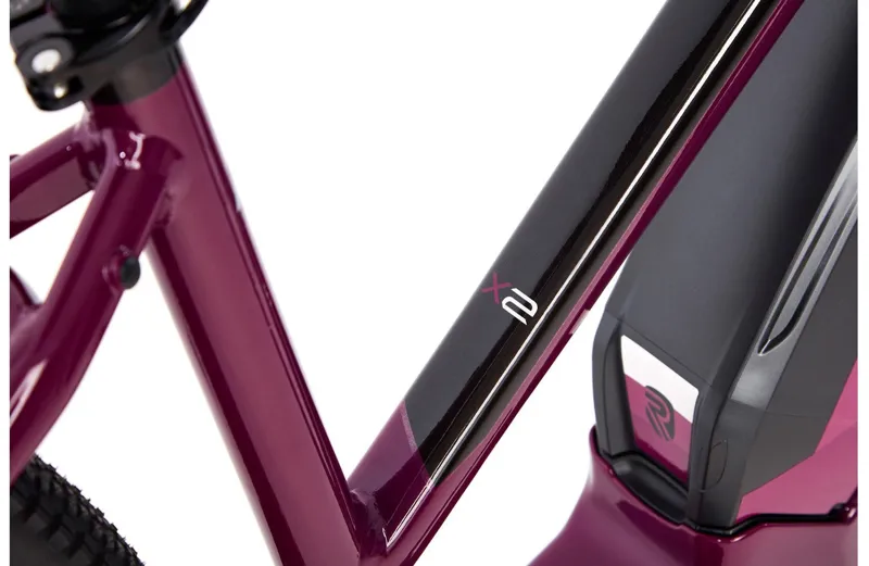 Ridgeback X2 Open Frame Electric Hybrid Bike in Purple-7