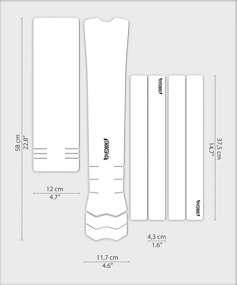 DYEDBRO E-Bike Frame Protection - Clear