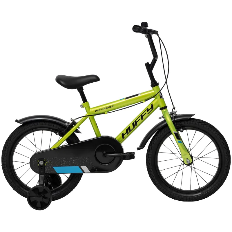 Huffy Pro Thunder Kids Bike 16inch Acid Green