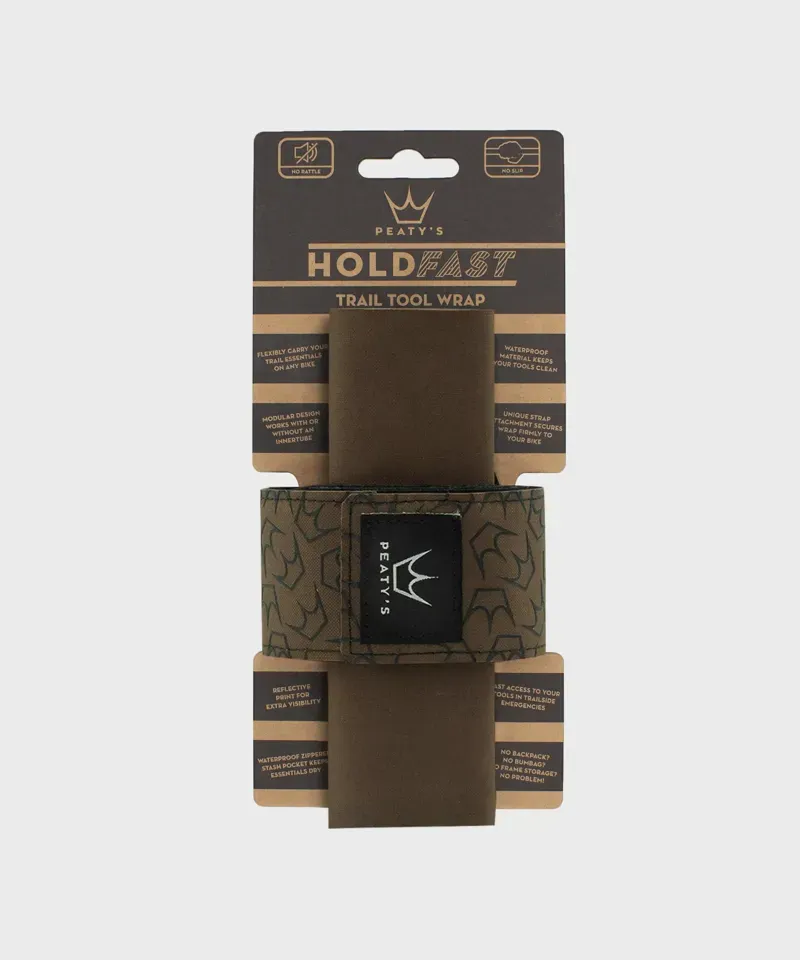 Peaty's HoldFast Trail Tool Wrap - Earth