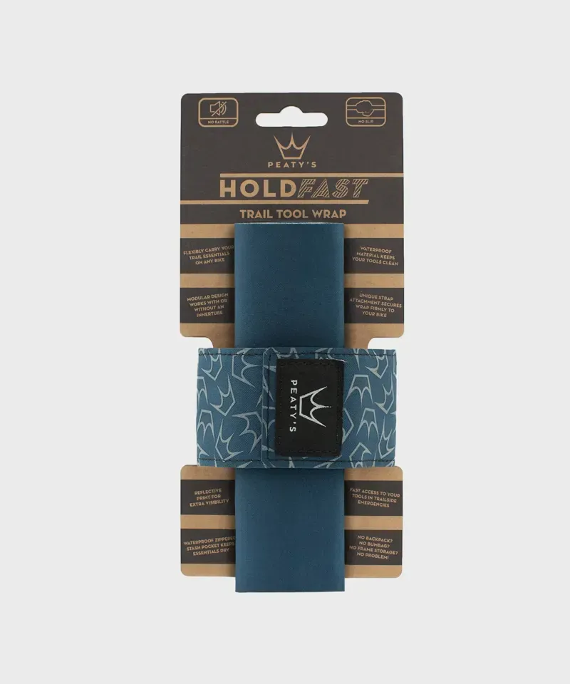 Peaty's HoldFast Trail Tool Wrap - Blue