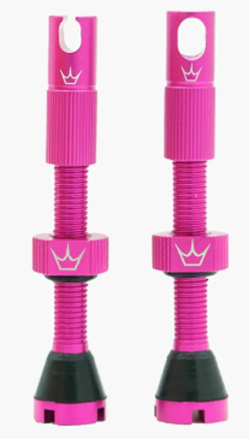 Peaty's X Chris King MK2 Tubeless Valves in Punch