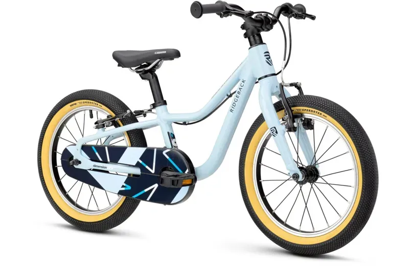Ridgeback Dimension 16 Kids Bike in Bristol Blue-1