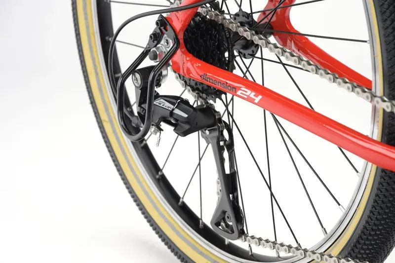 Ridgeback Dimension 24 Kids Bike in Racer Red-5