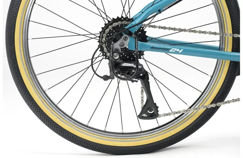 Ridgeback Dimension 24 Kids Bike in Turbo Teal-11