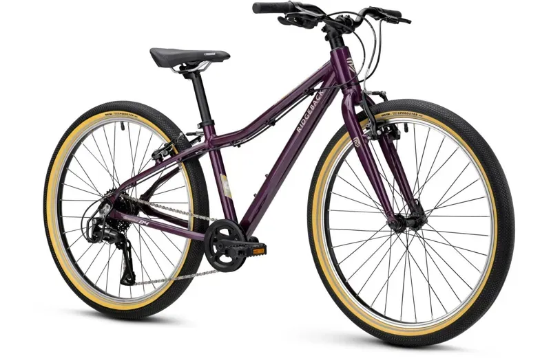 Ridgeback Dimension 24 Kids Bike in Vanquish Violet-1