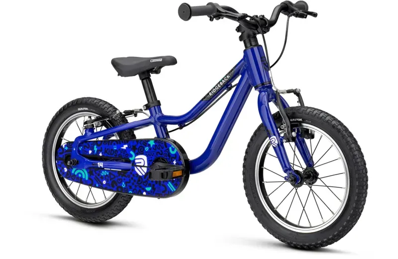 Ridgeback MX14 Kid's Bike in Buzz Blue-1