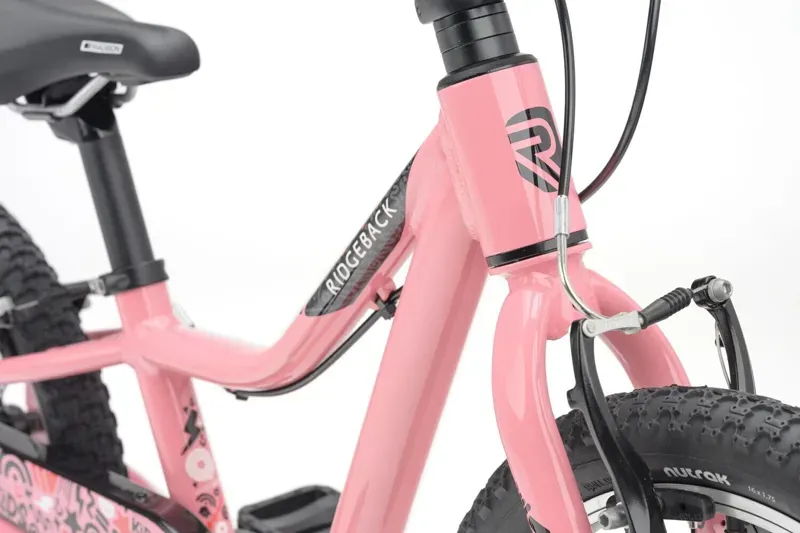Ridgeback MX16 Kids Bike in Polly Pink-2