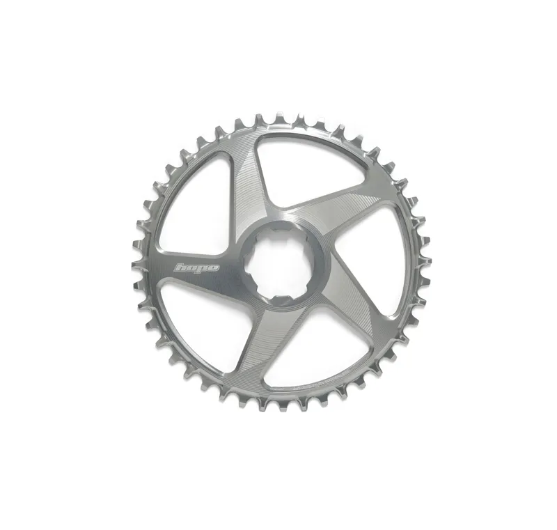 Hope Spiderless RX Chainring in Silver