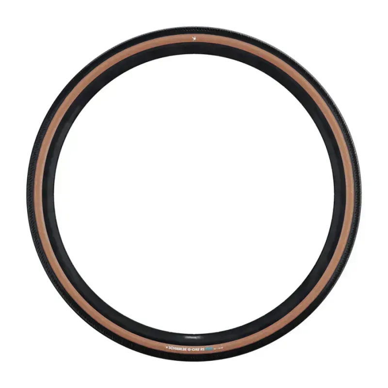 Schwalbe G-One RS PRO TLR Race Evo V-Guard Gravel Tyre In (folding) BLACK/TRANS
