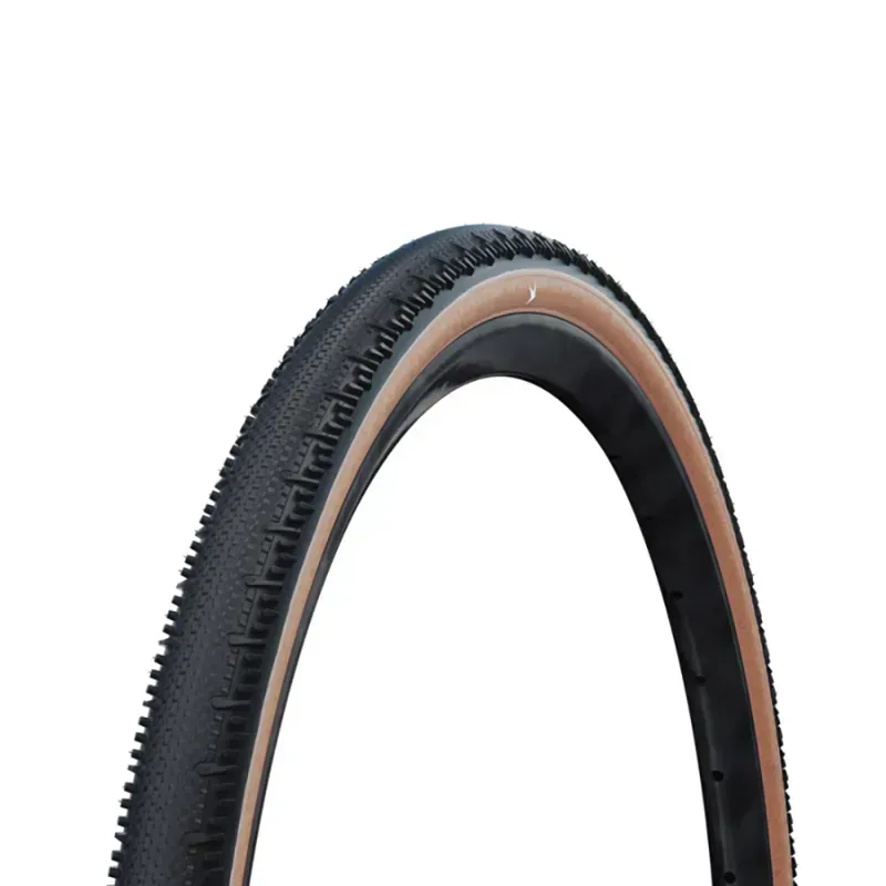 Schwalbe G-One RS PRO TLR Race Evo V-Guard Gravel Tyre In (folding) BLACK/TRANS-1