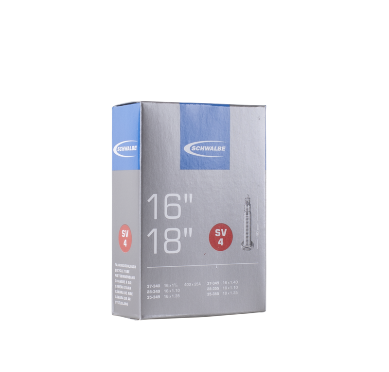 Schwalbe SV4 16-18-inch Tube in Black-1