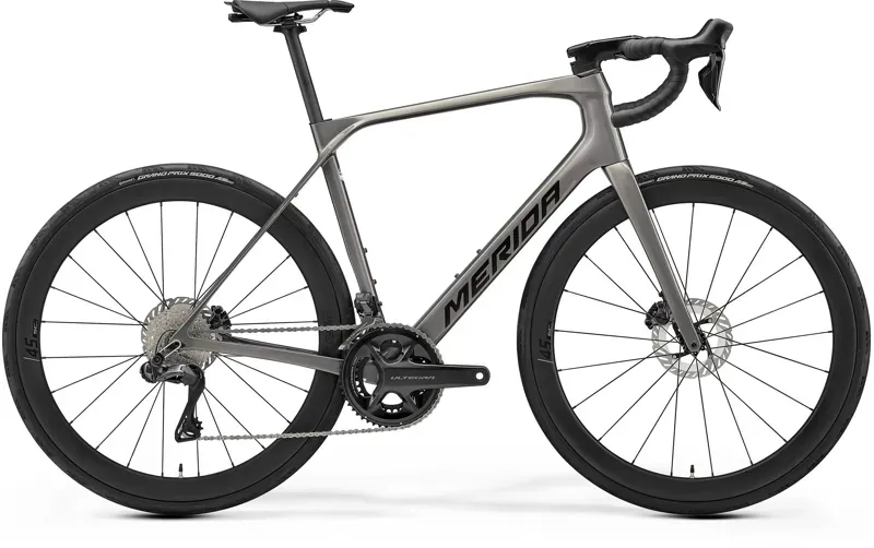 Merida Scultura Endurance 8000 Road Bike - MY26 - in Warm Slate Grey Black
