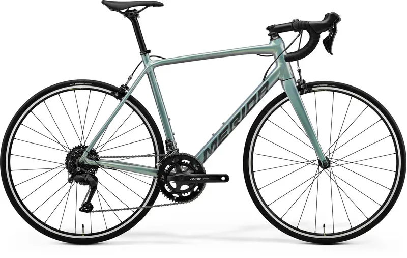 Merida Scultura Rim 100 Gravel Bike - MY26 - in Blue Green Clear Coat Silver