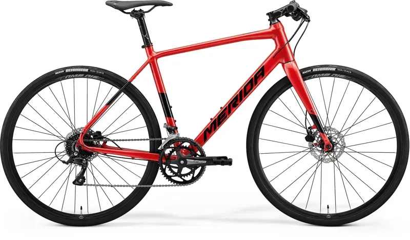 Merida Speeder 200 Flat Bar Road Bike - MY23 - in Red