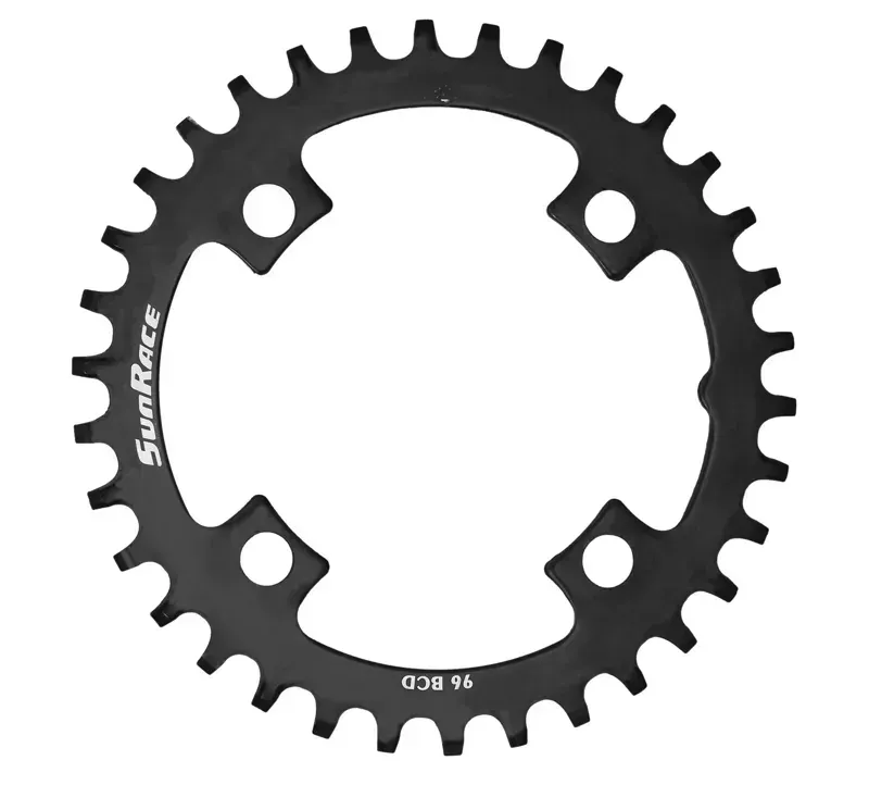 SunRace CRMS66 104-bcd 36-tooth Chainring Alloy in Black