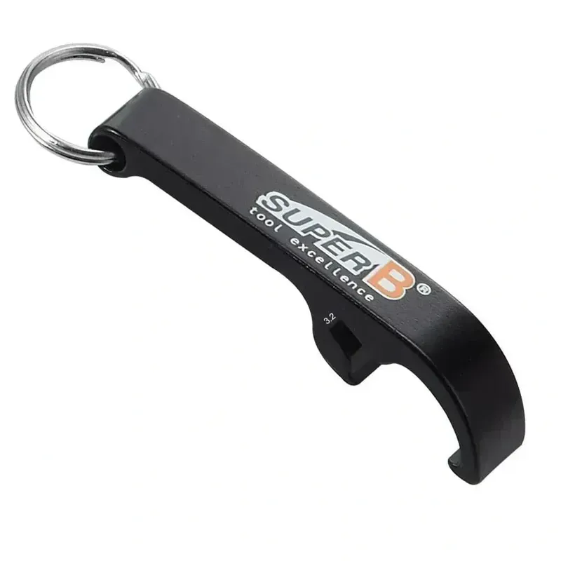 Super B TB-5526 Bottle Opener Spoke Key 3.2mm in Black