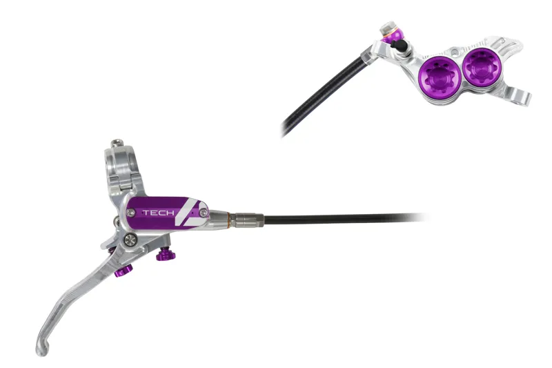 Hope T4V4 Silver/Purple - No Rotor-1