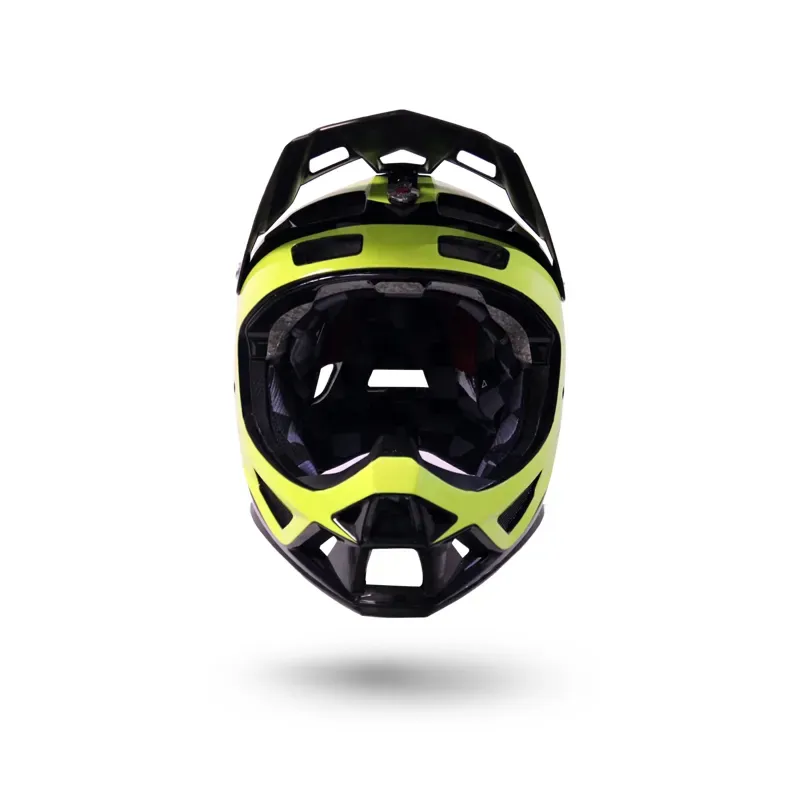 Kali Trinity Carbon Helmet In Quake/Gloss Black/Fluo Yellow-2
