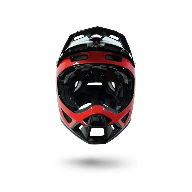Kali Trinity Carbon Helmet In Quake/Gloss Black/Red/White-2