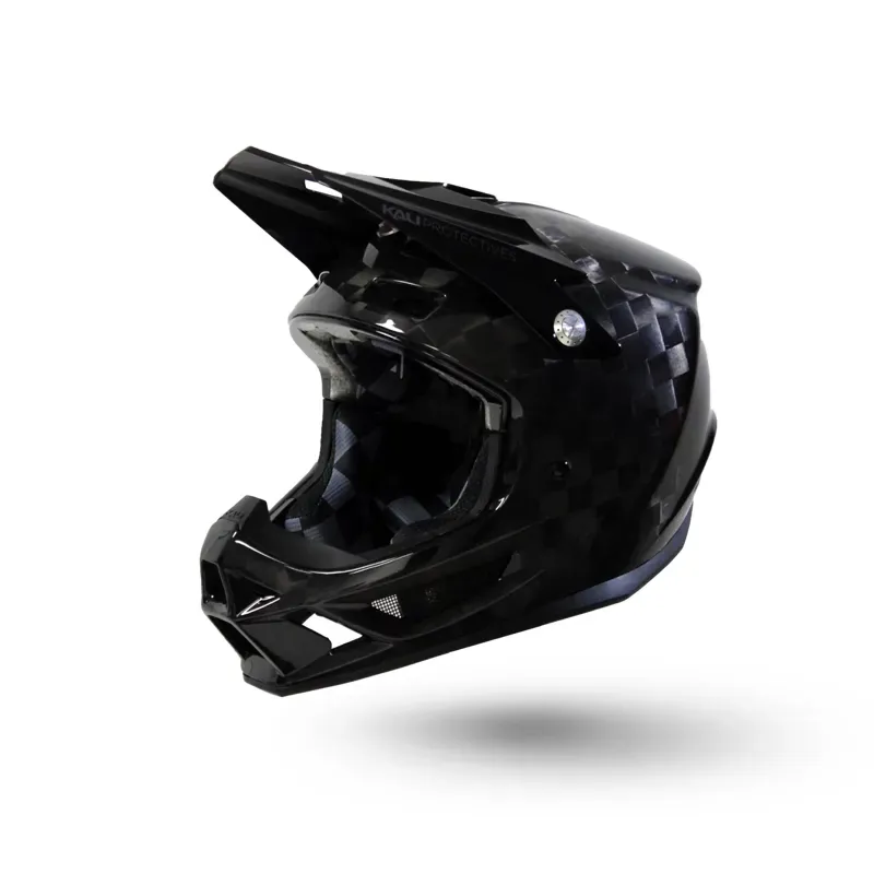 Kali Trinity Carbon Helmet In Gloss Carbon