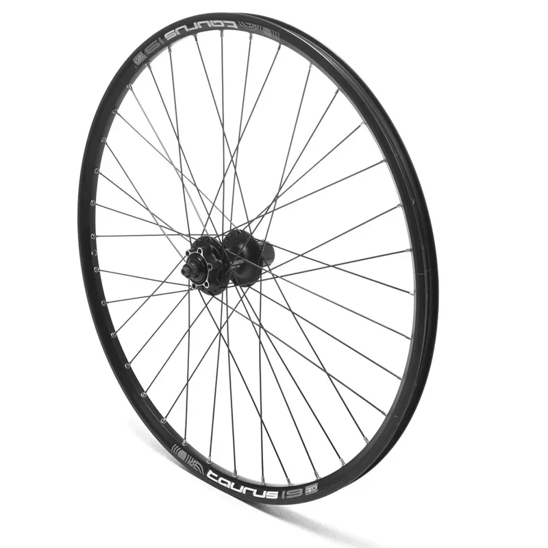 Wheels 26-inch Cassette Double Wall QR Disc MTB Rear Wheel in Black