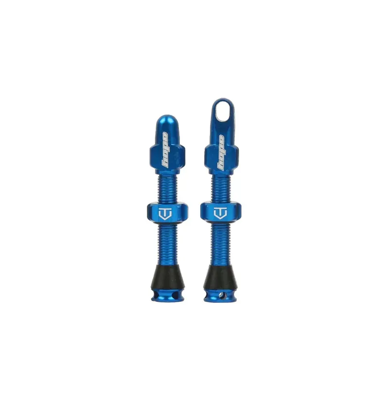 Hope Tubeless Valve Pair - 40mm - Blue