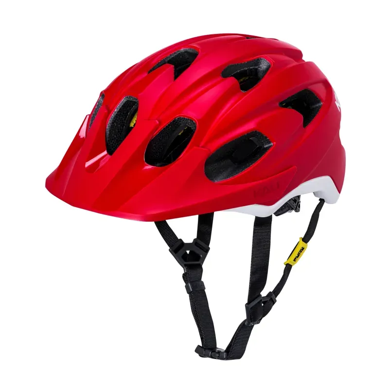 Kali Kali Pace Helmet in Matte Red/White